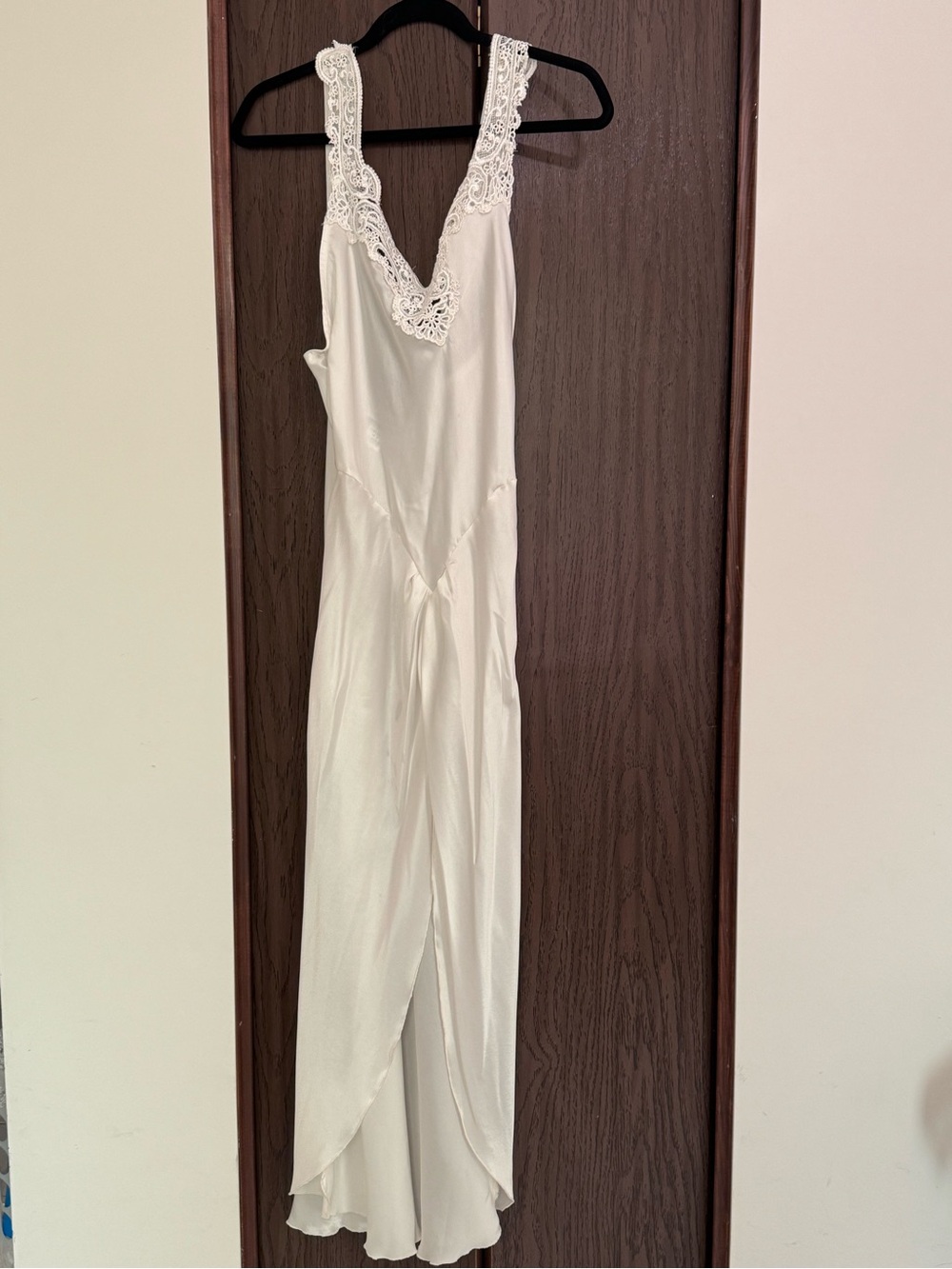 Vintage Miss Dior Lace Slip Dress Bias Cut Romantic Lingerie Petite